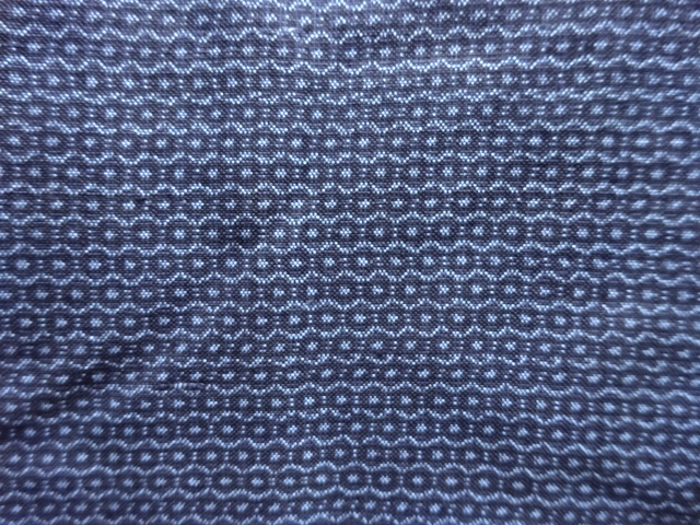 JAPANESE KIMONO / ANTIQUE MENS KIMONO ENSEMBLE / SILK / DORO OSHIMA TSUMUGI / WOVEN KIKKO & KASURI PATTERN